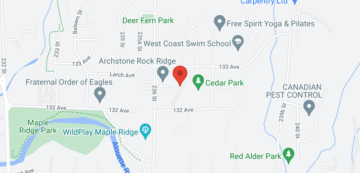 map of 34 23651 132 AVENUE